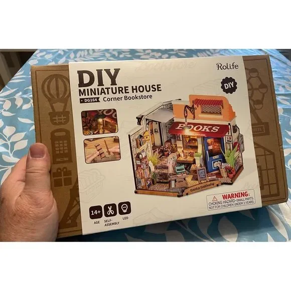 Crafts For Adults Rolife DIY Miniature House Kit Garage Workshop